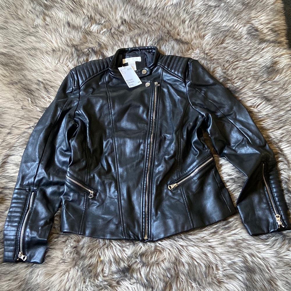 Black H&M Moto jacket